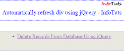 auto load div jquery